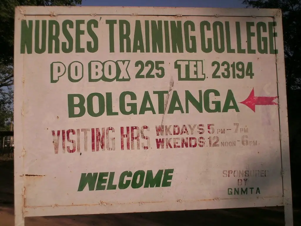 Bolgatanga Nursing Training College Contacts